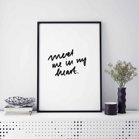 Art Print | meet me in my heart