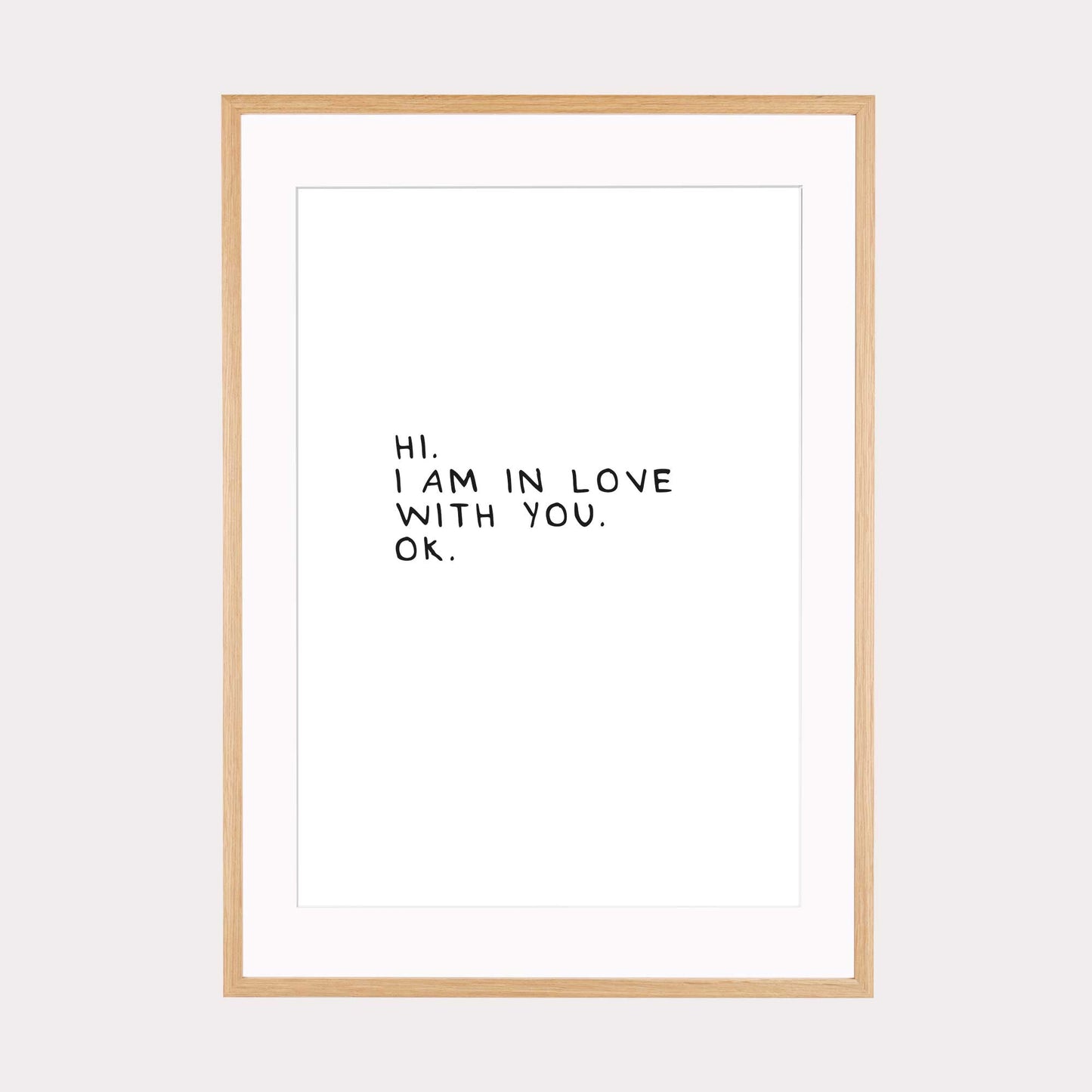Art Print |  in love with you
