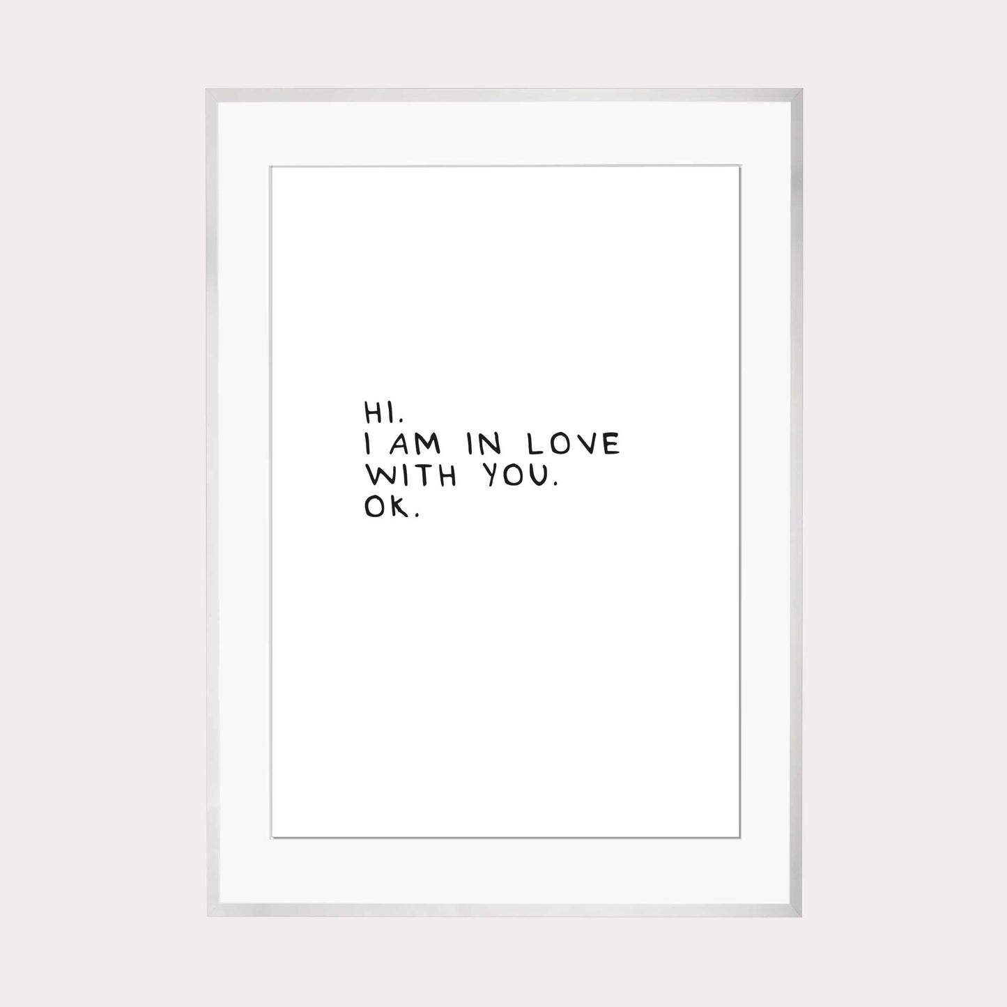 Art Print |  in love with you
