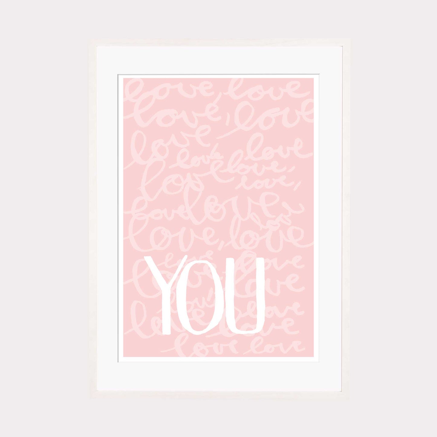 Art Print |  love you