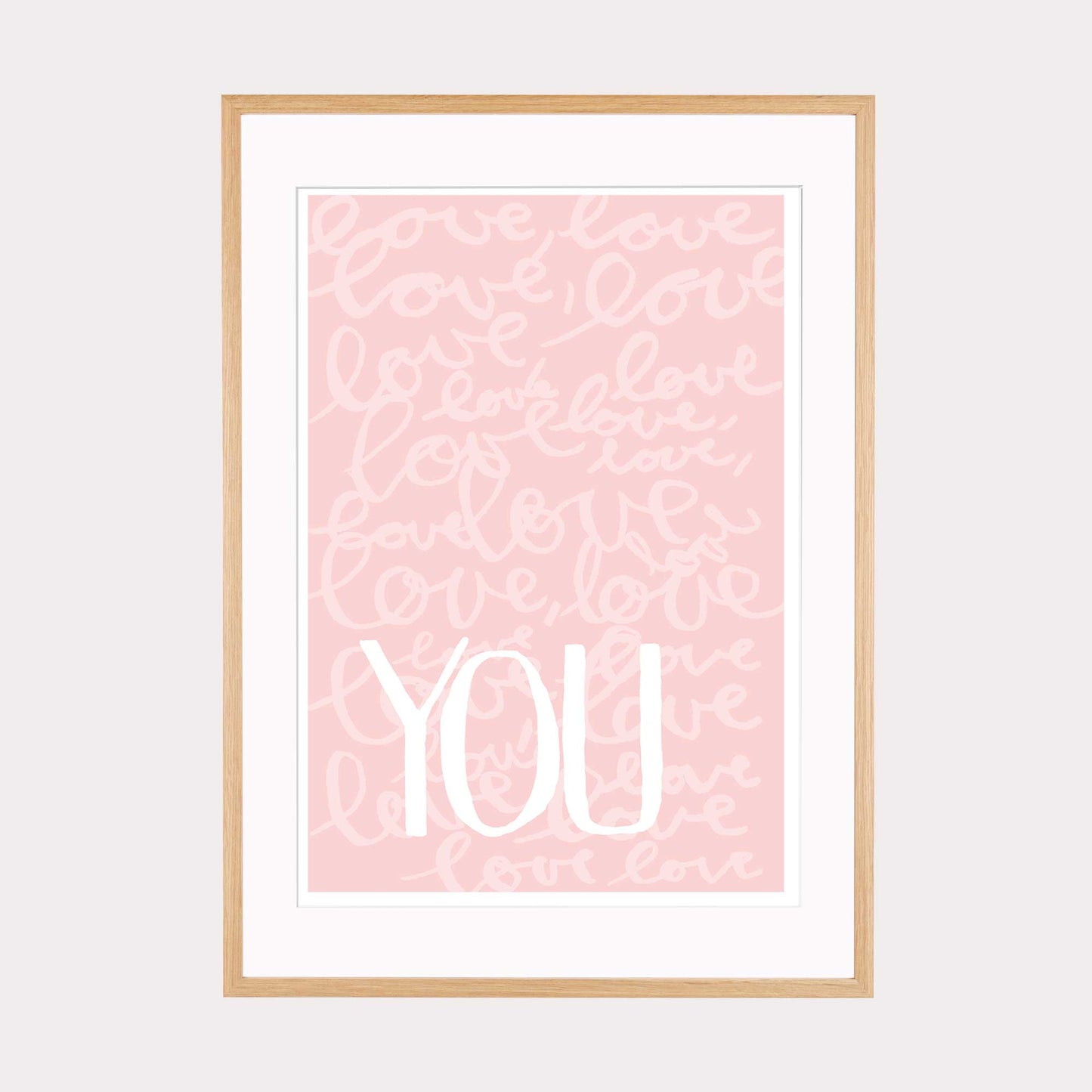 Art Print |  love you