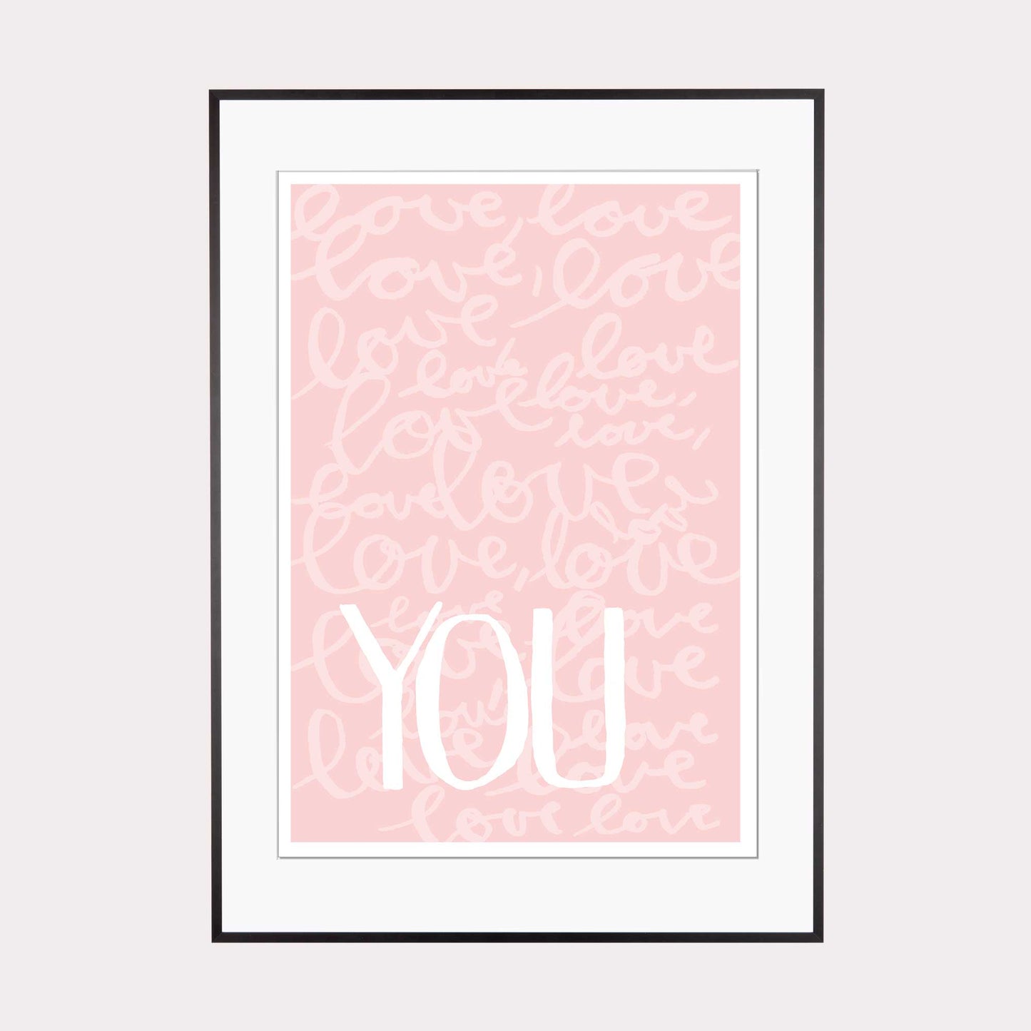 Art Print |  love you