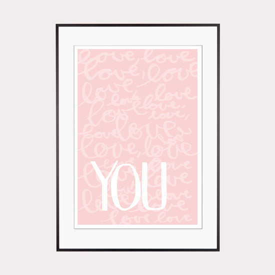 Art Print |  love you