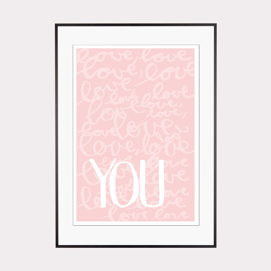 Art Print |  love you