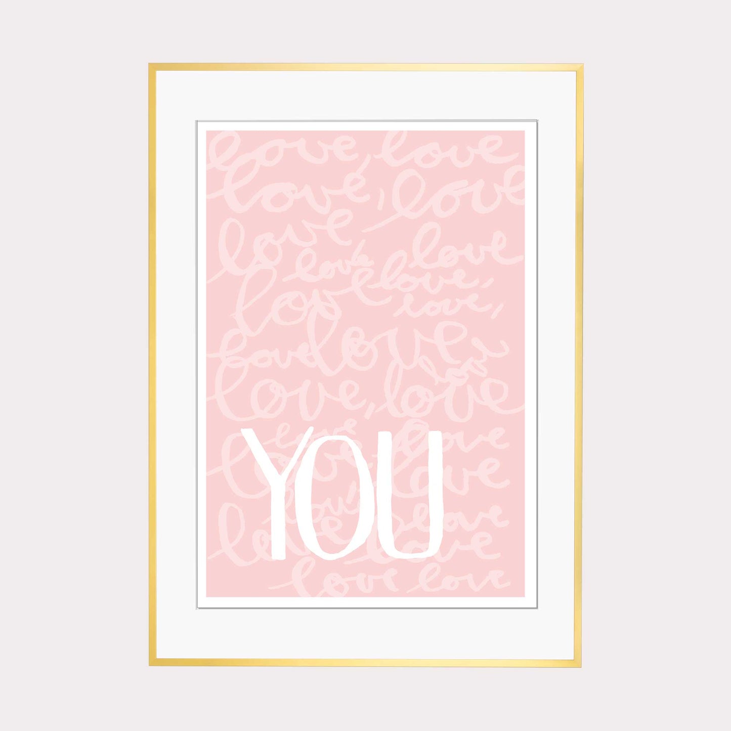 Art Print |  love you