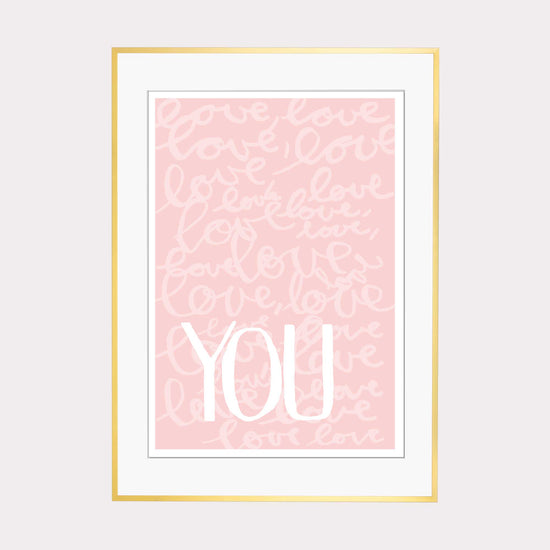 Art Print |  love you