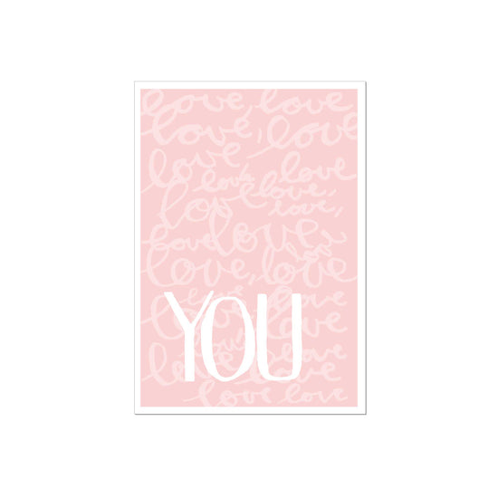 Art Print |  love you