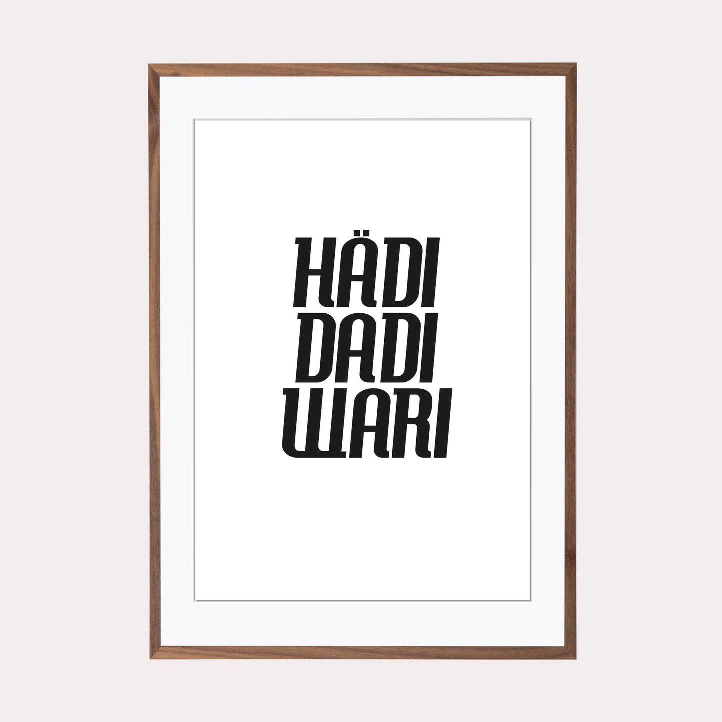 Art Print |  Hädi Dadi Wari