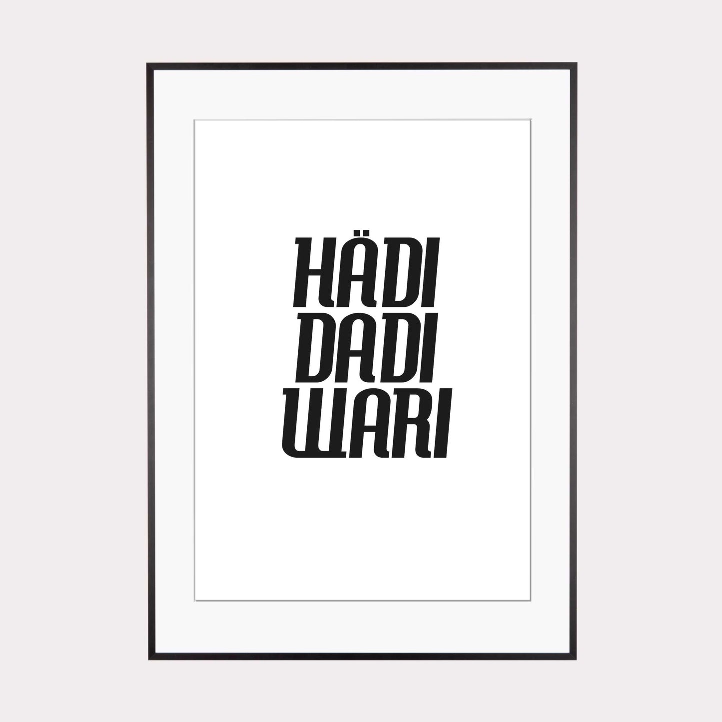 Laden Sie das Bild in den Galerie-Viewer, Art Print |  Hädi Dadi Wari
