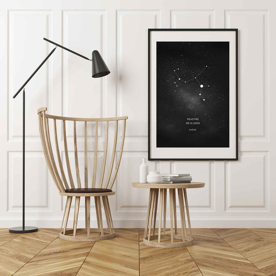 Print personalisierbar | Sternzeichen Schütze - Sternenhimmel