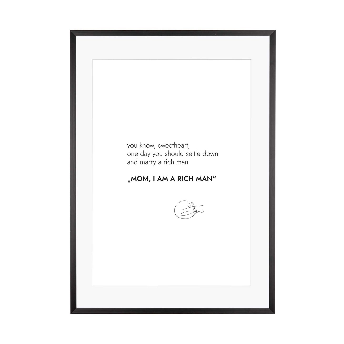 Art Print |  Rich Man