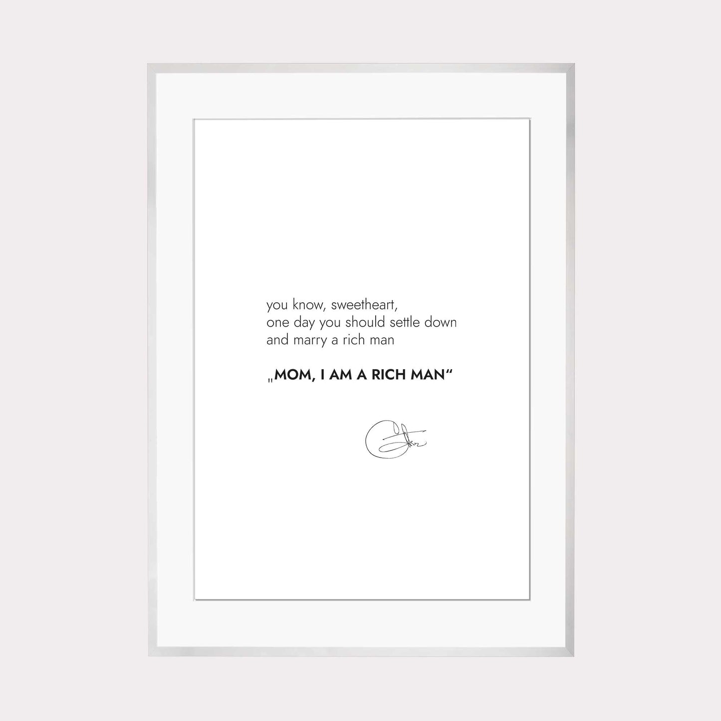 Art Print |  Rich Man