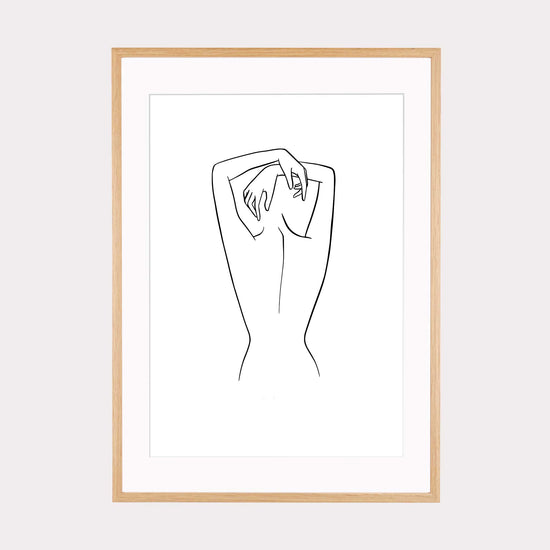 Art Print | Outlines - Akt weiblich #1