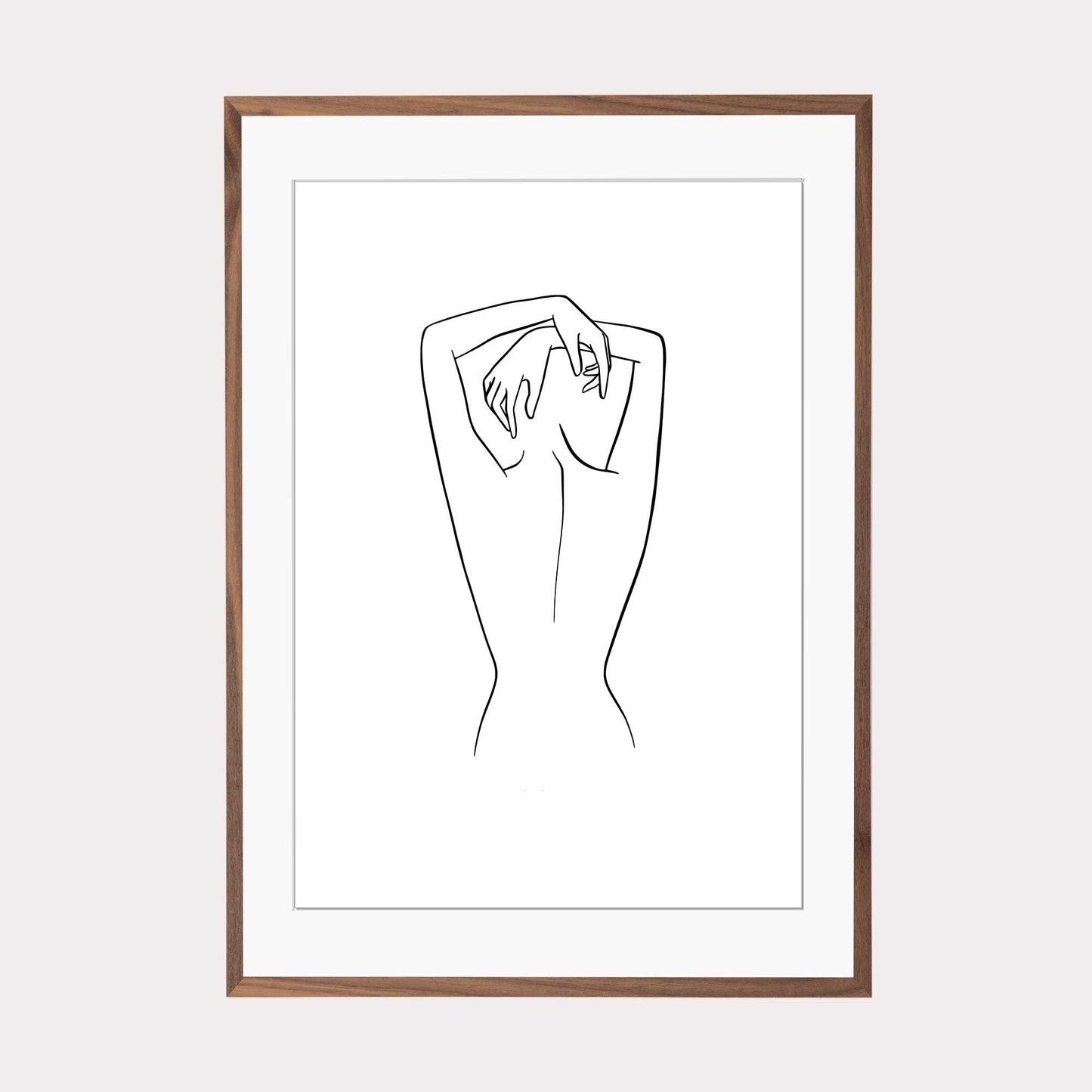 Art Print | Outlines - Akt weiblich #1