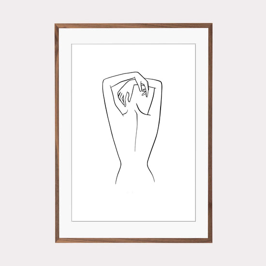 Art Print | Outlines - Akt weiblich #1