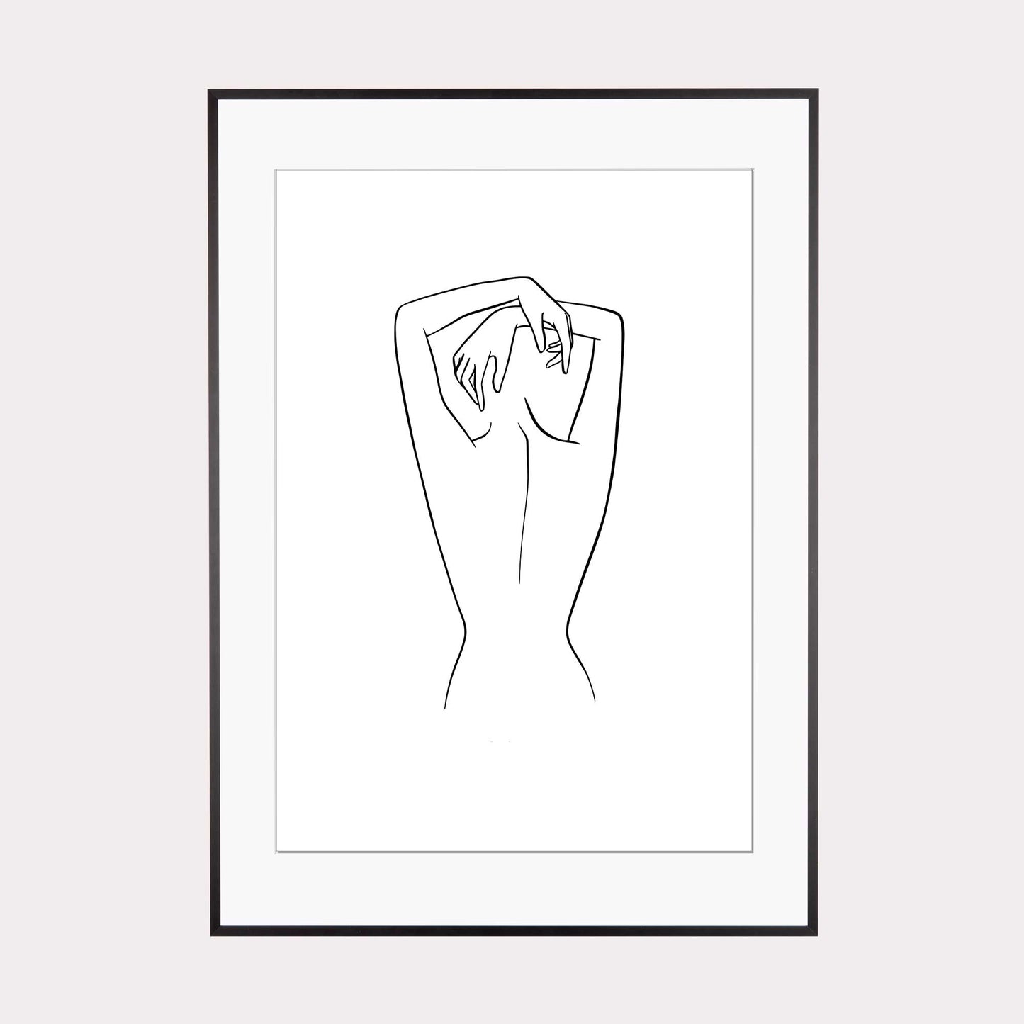 Art Print | Outlines - Akt weiblich #1