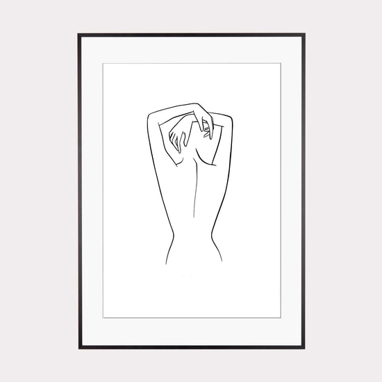 Art Print | Outlines - Akt weiblich #1