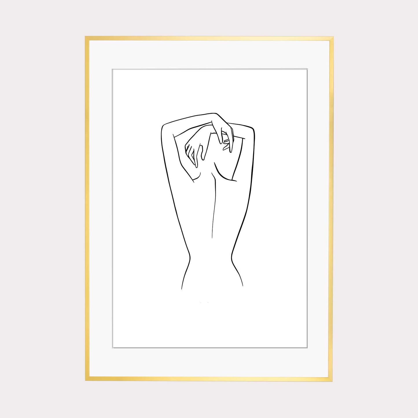Art Print | Outlines - Akt weiblich #1