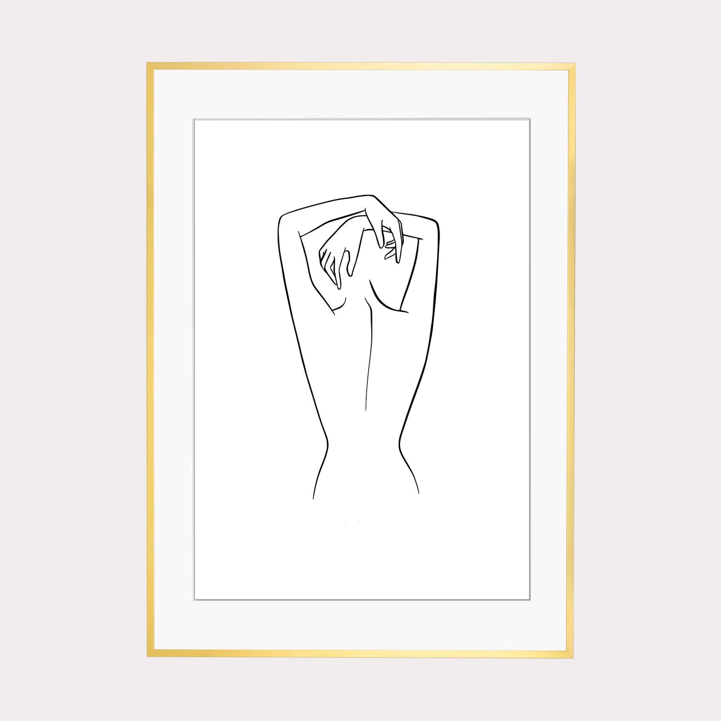 Art Print | Outlines - Akt weiblich #1