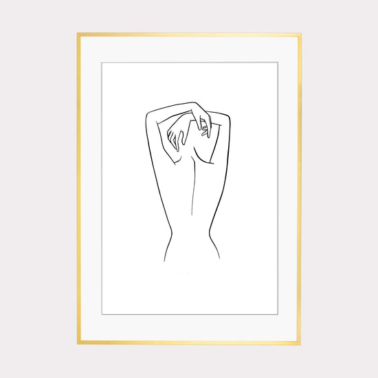 Art Print | Outlines - Akt weiblich #1