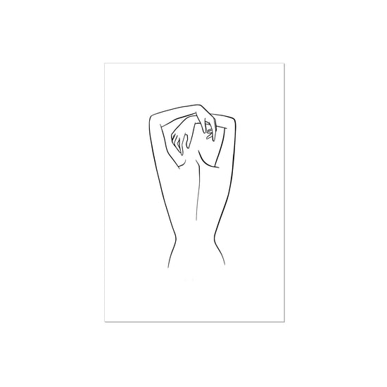 Art Print | Outlines - Akt weiblich #1