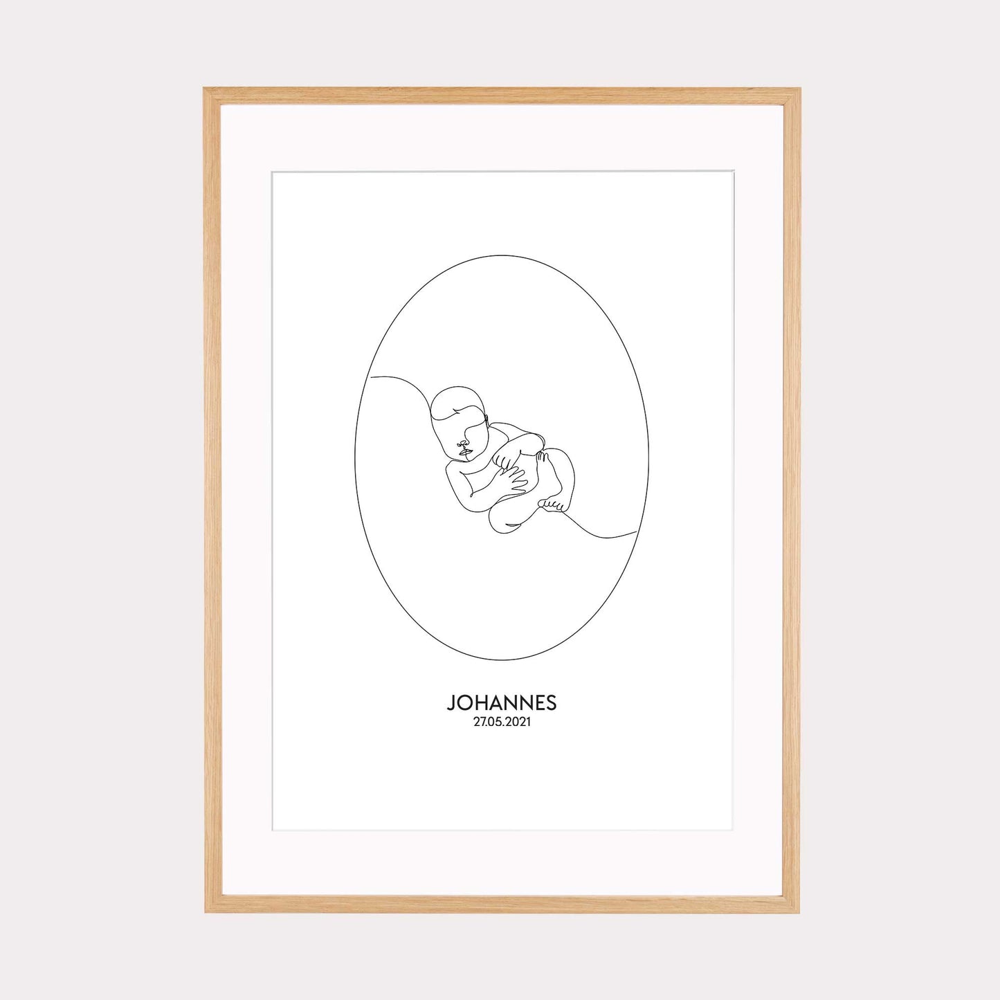 Print personalisierbar | Outlines - Baby #2