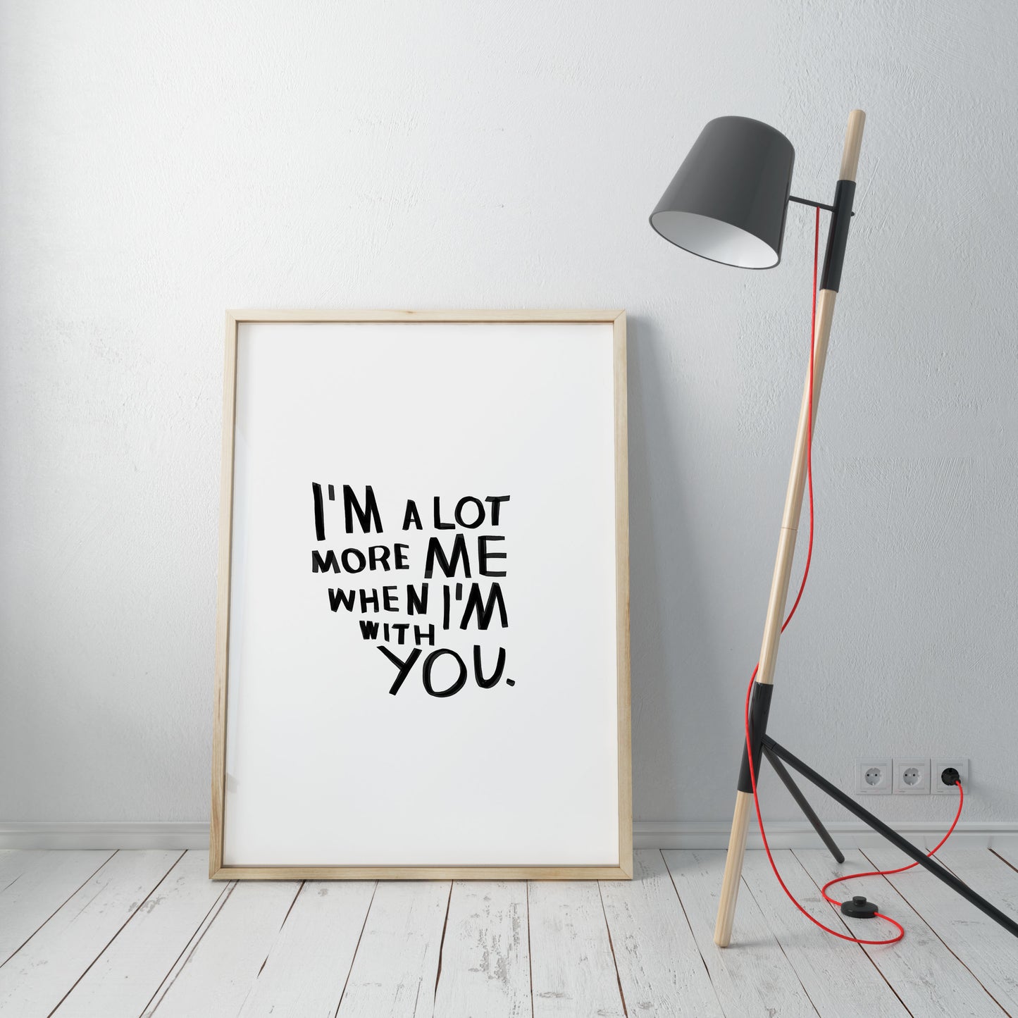 Art Print | a lot more me with you