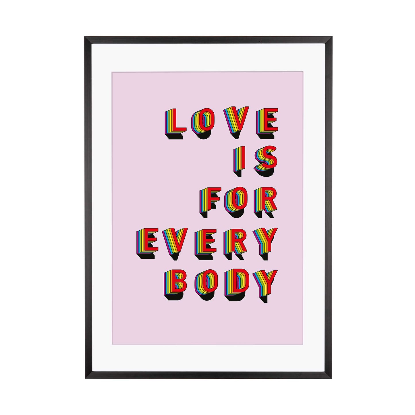 Laden Sie das Bild in den Galerie-Viewer, Art Print |  Love is for everybody
