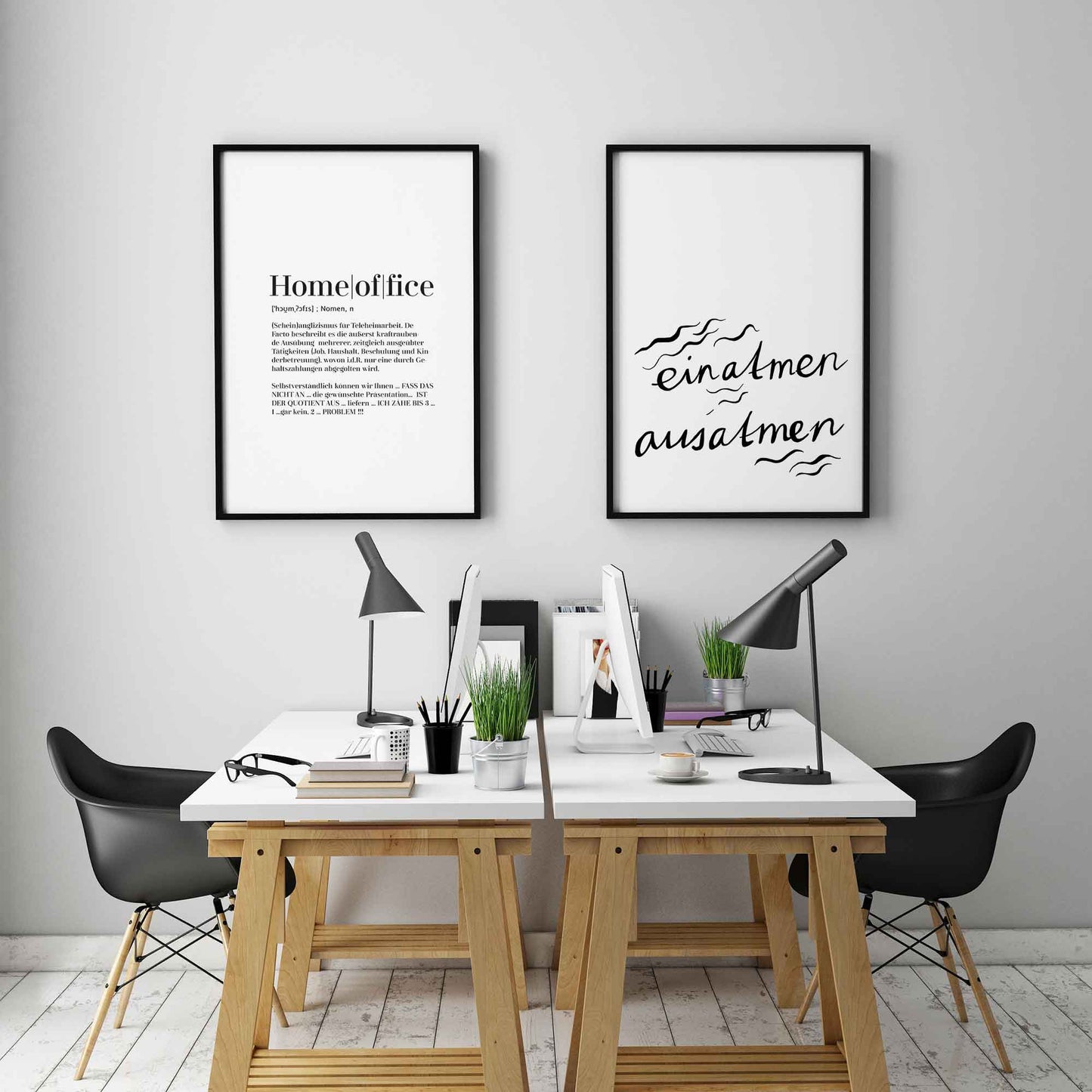 Art Print | Homeoffice - Worterklärung Definition à la Duden