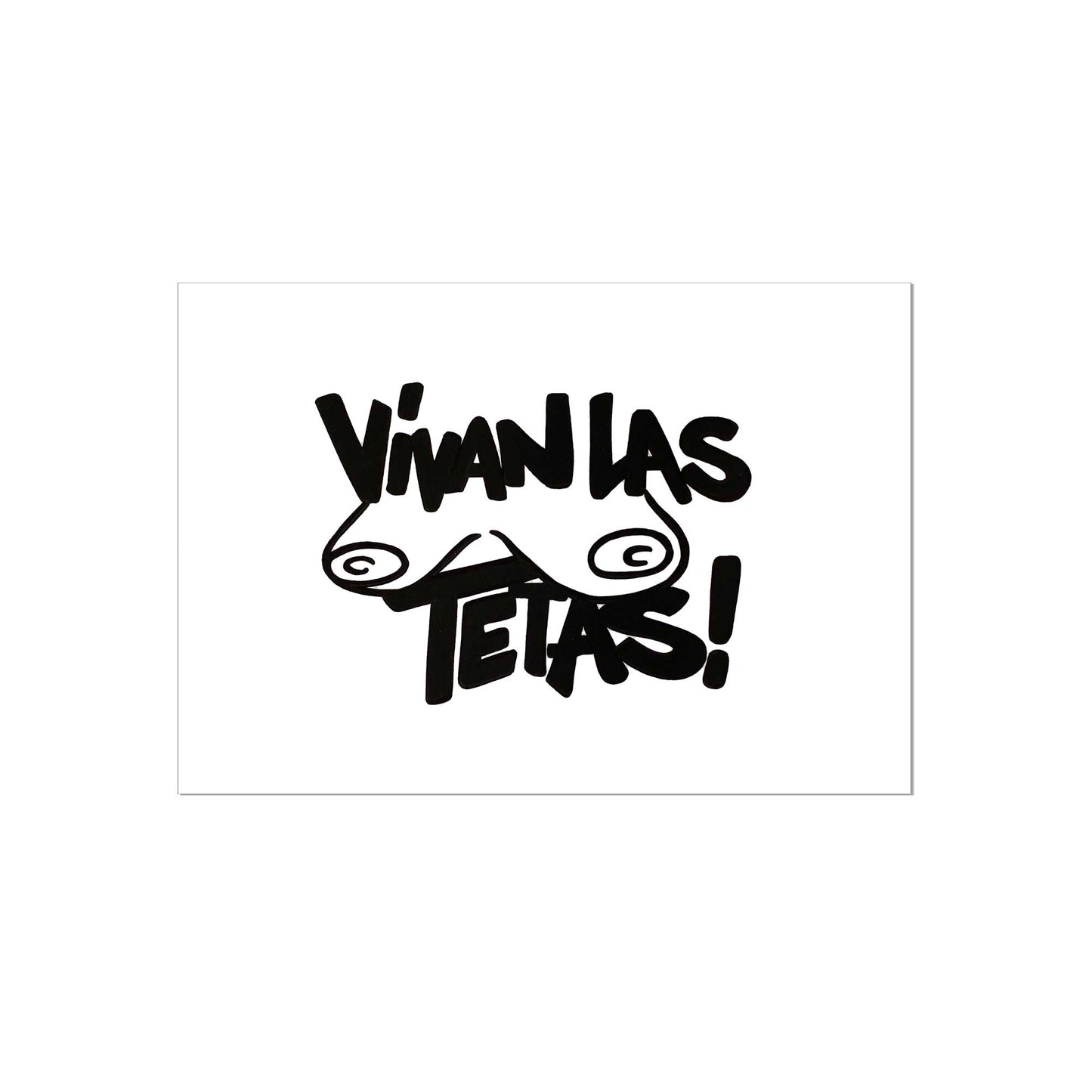 Art Print | vivan las tetas